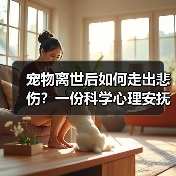 宠物离世后如何走出悲伤？一份科学心理安抚指南 - 辰飞雨新生家伴