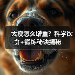 太瘦怎么增重？科学饮食+锻炼秘诀揭秘(图1)