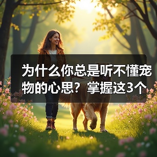 为什么你总是听不懂宠物的心思?掌握这3个技巧轻松沟通(图2) 为什么你总是听不懂宠物的心思?掌握这3个技巧轻松沟通(图2)