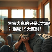 导盲犬真的只是宠物吗？揭秘15大区别！(图4)