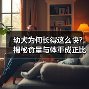 幼犬为何长得这么快？揭秘食量与体重成正比的原因(图1)