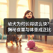 幼犬为何长得这么快？揭秘食量与体重成正比的原因(图3)