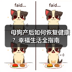 母狗产后如何恢复健康？幸福生活全指南(图3)