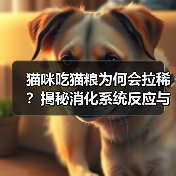 猫咪吃猫粮为何会拉稀？揭秘消化系统反应与应对之道(图1)