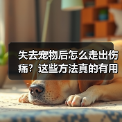 失去宠物后怎么走出伤痛？这些方法真的有用 - 辰飞雨新生家伴