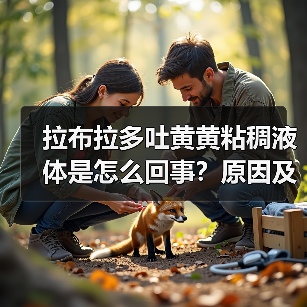 拉布拉多吐黄黄粘稠液体是怎么回事？原因及处理方法(图3)