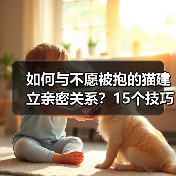 如何与不愿被抱的猫建立亲密关系？15个技巧帮你走进猫咪内心(图1)