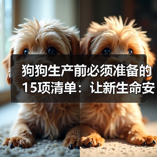 狗狗生产前必须准备的15项清单：让新生命安全出生(图3)