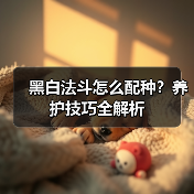 黑白法斗怎么配种？养护技巧全解析(图1)