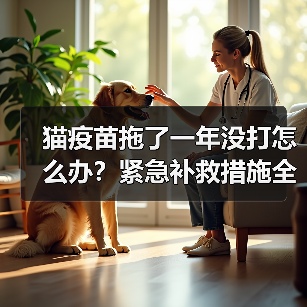 猫疫苗拖了一年没打怎么办？紧急补救措施全解析(图1)