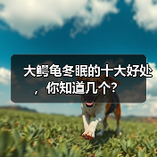 大鳄龟冬眠的十大好处，你知道几个？(图2)