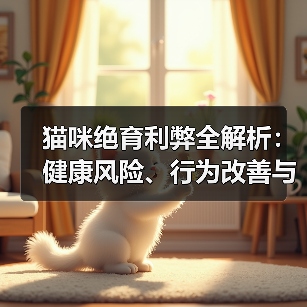 猫咪绝育利弊全解析：健康风险、行为改善与决策指南(图1)