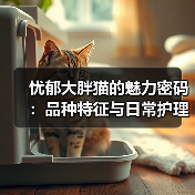 忧郁大胖猫的魅力密码：品种特征与日常护理全解析(图2)