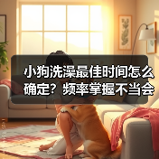 小狗洗澡最佳时间怎么确定?频率掌握不当会有哪些风险?(图1) 小狗洗澡最佳时间怎么确定?频率掌握不当会有哪些风险?(图1)