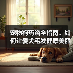 宠物狗药浴全指南：如何让爱犬毛发健康美丽？(图1)