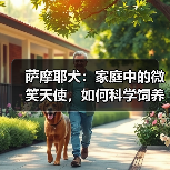 萨摩耶犬：家庭中的微笑天使，如何科学饲养带来无尽欢乐(图2)