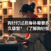 狗针打过后身体需要多久康复?(了解狗针接种对身体康复的影响与时间)(图2) 狗针打过后身体需要多久康复?(了解狗针接种对身体康复的影响与时间)(图2)