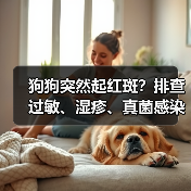 狗狗突然起红斑?排查过敏、湿疹、真菌感染等诱因(图2) 狗狗突然起红斑?排查过敏、湿疹、真菌感染等诱因(图2)