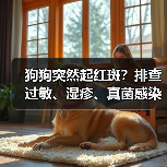 狗狗突然起红斑?排查过敏、湿疹、真菌感染等诱因(图4) 狗狗突然起红斑?排查过敏、湿疹、真菌感染等诱因(图4)