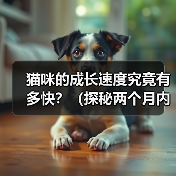 猫咪的成长速度究竟有多快?(探秘两个月内猫咪的惊人成长之旅)(图2) 猫咪的成长速度究竟有多快?(探秘两个月内猫咪的惊人成长之旅)(图2)