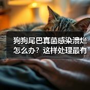 狗狗尾巴真菌感染溃烂怎么办?这样处理最有效!(图1) 狗狗尾巴真菌感染溃烂怎么办?这样处理最有效!(图1)