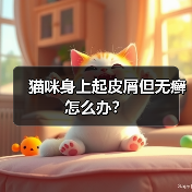 猫咪身上起皮屑但无癣怎么办？(图4)