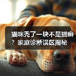 猫咪秃了一块不是猫癣？家庭诊断误区揭秘(图1)