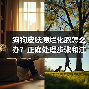 狗狗皮肤溃烂化脓怎么办?正确处理步骤和注意事项(图4) 狗狗皮肤溃烂化脓怎么办?正确处理步骤和注意事项(图2)