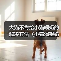 大猫不肯给小猫喂奶的解决方法(小猫渴望奶水,大猫应该如何应对?)(图1) 大猫不肯给小猫喂奶的解决方法(小猫渴望奶水,大猫应该如何应对?)(图1)
