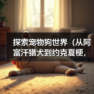 探索宠物狗世界(从阿富汗猎犬到约克夏梗,了解世界各地的宠物狗种类)(图2) 探索宠物狗世界(从阿富汗猎犬到约克夏梗,了解世界各地的宠物狗种类)(图2)