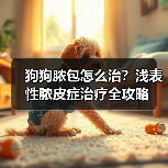 狗狗脓包怎么治?浅表性脓皮症治疗全攻略(图1) 狗狗脓包怎么治?浅表性脓皮症治疗全攻略(图1)