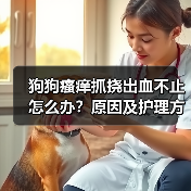 狗狗瘙痒抓挠出血不止怎么办?原因及护理方法全解析(图1) 狗狗瘙痒抓挠出血不止怎么办?原因及护理方法全解析(图1)