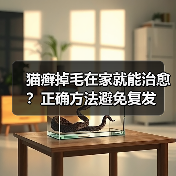 猫癣掉毛在家就能治愈？正确方法避免复发(图1)