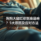 狗狗大腿红疹到底是啥?5大原因及应对方法(图2) 狗狗大腿红疹到底是啥?5大原因及应对方法(图2)