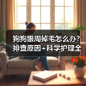 狗狗眼周掉毛怎么办?排查原因+科学护理全指南(图1) 狗狗眼周掉毛怎么办?排查原因+科学护理全指南(图1)