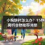 小狗缺钙怎么办?15种高钙食物推荐清单(图3) 小狗缺钙怎么办?15种高钙食物推荐清单(图3)