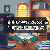 狗狗皮肤红点怎么处理？可能是这些皮肤病(图1)