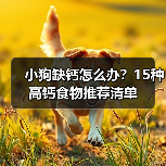 小狗缺钙怎么办?15种高钙食物推荐清单(图4) 小狗缺钙怎么办?15种高钙食物推荐清单(图4)