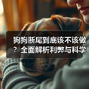 狗狗断尾到底该不该做?全面解析利弊与科学决策(图3) 狗狗断尾到底该不该做?全面解析利弊与科学决策(图3)