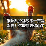 猫咪乱拉乱尿不一定是发情!这些原因你中了几个?(图4) 猫咪乱拉乱尿不一定是发情!这些原因你中了几个?(图4)