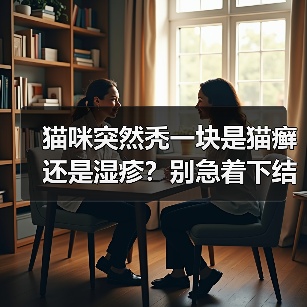 猫咪突然秃一块是猫癣还是湿疹?别急着下结论!(图2) 猫咪突然秃一块是猫癣还是湿疹?别急着下结论!(图2)