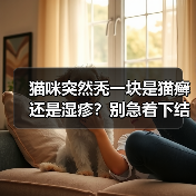 猫咪突然秃一块是猫癣还是湿疹?别急着下结论!(图4) 猫咪突然秃一块是猫癣还是湿疹?别急着下结论!(图4)