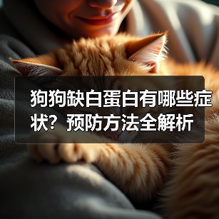 狗狗缺白蛋白有哪些症状?预防方法全解析(图3) 狗狗缺白蛋白有哪些症状?预防方法全解析(图3)