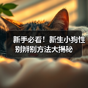 新手必看!新生小狗性别辨别方法大揭秘(图1) 新手必看!新生小狗性别辨别方法大揭秘(图1)