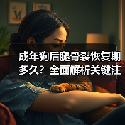 成年狗后腿骨裂恢复期多久?全面解析关键注意事项(图1) 成年狗后腿骨裂恢复期多久?全面解析关键注意事项(图1)