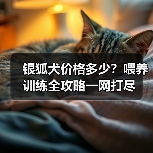 银狐犬价格多少?喂养训练全攻略一网打尽(图4) 银狐犬价格多少?喂养训练全攻略一网打尽(图3)