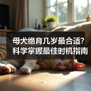 母犬绝育几岁最合适?科学掌握最佳时机指南(图1) 母犬绝育几岁最合适?科学掌握最佳时机指南(图1)