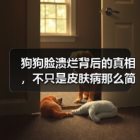 狗狗脸溃烂背后的真相，不只是皮肤病那么简单！(图1)