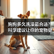 狗狗多久洗澡最合适?科学建议让你的宠物健康清洁(图4) 狗狗多久洗澡最合适?科学建议让你的宠物健康清洁(图1)