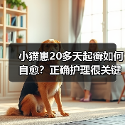 小猫崽20多天起癣如何自愈？正确护理很关键(图3)